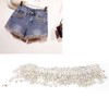 DIY Handmade Crystal Glass Rhinestones Trimming Sewing Tassel Chain Clothes