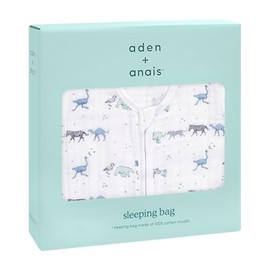 aden + anais RISING Star ASGC10022J M Length Approx. 27.6 inches (70 cm), Width (Foot) Approx. 19.7 inches (50 cm), Muslin, Cotton, Classic Sleeper Sleeping Bag, 1 Piece Baby Gift, Baby Shower, Baby