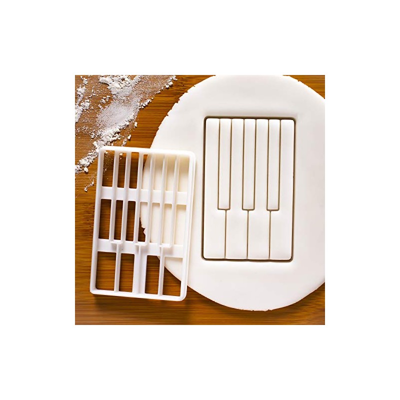 Piano Key cookie cutter, 1 piece - Bakerlogy