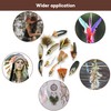 12PCS Hat Feathers, Peacock Feather for Fedora Hats, Pheasant Feathers