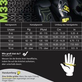 Starpro M33 Boxing Gloves for Hard Punches & Fast K.O. Boxing Gloves Men, Boxing Gloves Women, Boxing Gloves Men's Set, Boxing Sports, Boxing Training, Boxing Gloves