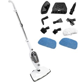Steam Mops for Floor Cleaning, 10-in-1 Multipurpose Deep Steam Cleaner Mop for Home, Floor Steamers for Hardwood and Tile, Vinyl, Laminate, Carpet, Hard Floor with Attachments