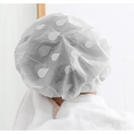 Gray Hair Protection Shower Cap for Shower & Face Wash DP37830 2 Shower Caps 2ea