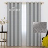 100% Blackout Curtains for Living Room, Thermal Insulated Noise Reducing