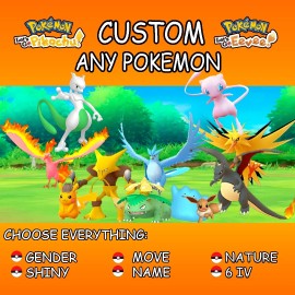 Pokémon Let's Go Pikachu & Eevee - Any SHINY Pokémon - FAST TRADE