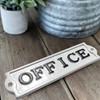 Cast Iron Office Sign - Office Door Decor - Office