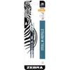 Zebra G-301 Stainless Steel Pen JK-Refill, Medium Point, 0.7mm, Black