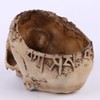 Creative Flower Pot, Resin Skull Shaped Head Design Flower Pot