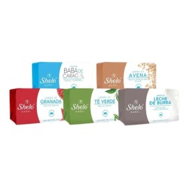 Jabón En Barra Sheló Nabel Avena Exfoliante Rostro y Cuerpo 100g