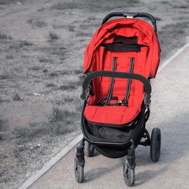 Toddmomy Baby Stroller Bumper Armrest : Adjustable Detachable Stroller Bar Handlebar Replacement Bumper Accessories,29 * 43cm