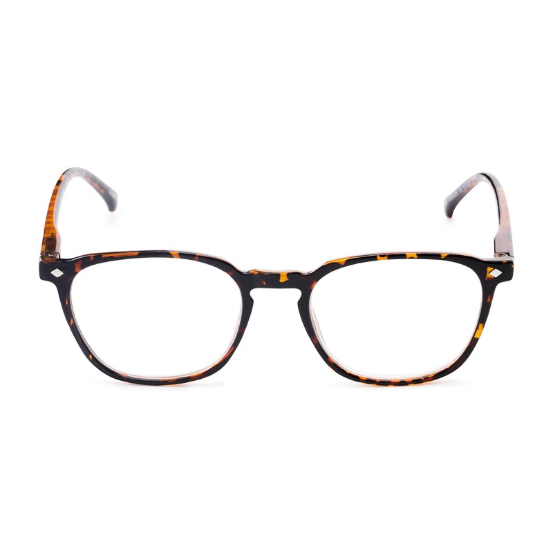 Retro Square Reading Glasses in Glossy Tortoise by Readers.com |