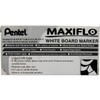 Pentel Maxiflo MWL6 Whiteboard Marker - Black - Wide Tip