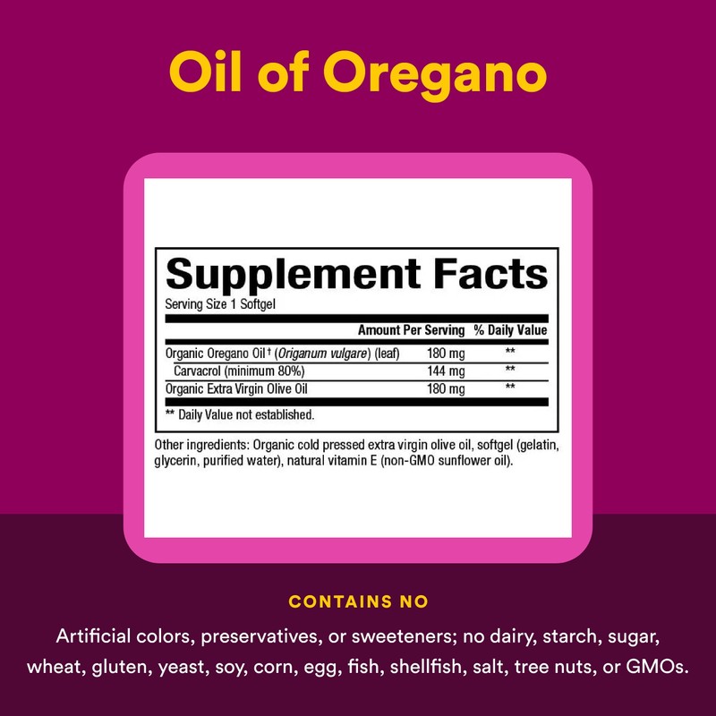 Natural Factors Oil of Oregano - Supports Healthy Immune System
