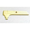 Brass Sliding Gauge Pocket Caliper Vernier 2-1/2" Measuring Tool Made