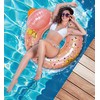 POZA Inflatable Duck Pool Float Tube- Heavy Duty Vinyl UV