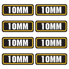 AZ House of Graphics 10MM Ammo Sticker 8 Pack