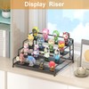 RUILALIFE 4-Tier-Spice-Rack-Organizer-for-Cabinet, Adjustable Depth Spice Holder Shelf For Countertop Pantry