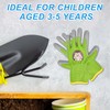Nicphyn 4 Pairs of Work Gloves for Children 5-7 Years,