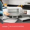 BLACK+DECKER Crisp N Bake Air Fry 4-Slice Toaster Oven, Gray,