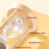 Wood Sand Timer,2 Minute Hourglass,Brown Sandglass 2 Min,Mini Sand Watch,Reloj