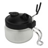 Airbrush Cleaning Pot with Holder Multifunctional Airbrush Wash Cleaner Tools