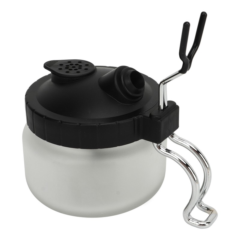 Airbrush Cleaning Pot with Holder Multifunctional Airbrush Wash Cleaner Tools