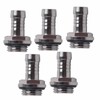 6 PCS PC Water Cooling Two Touch Fitting G1,4 Thread