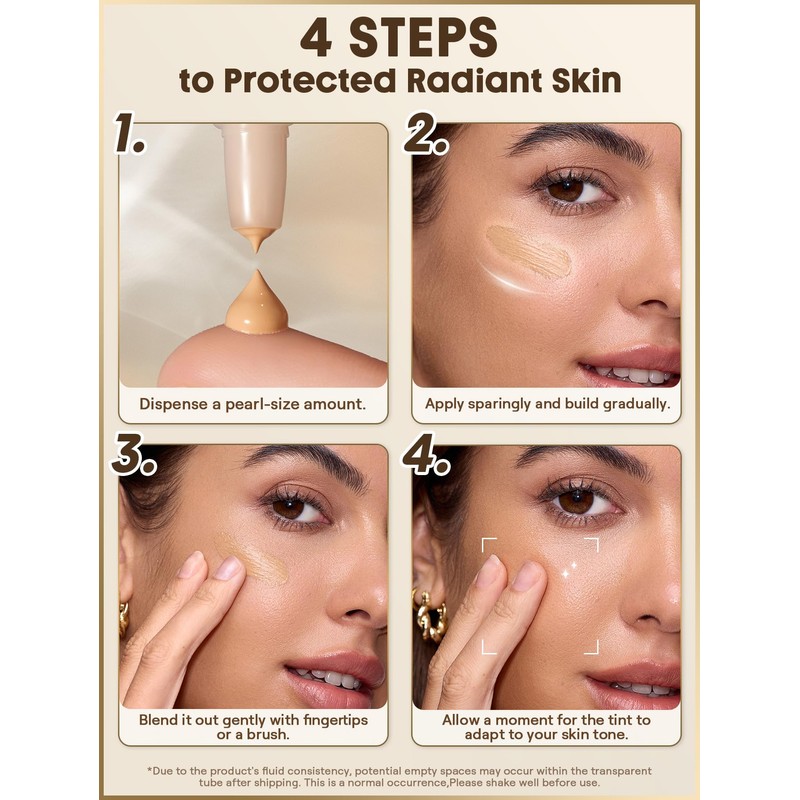 SHEGLAM Dew & Done Skin Tint with SPF20 Light-medium Coverage