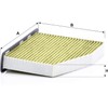 MANN-FILTER FP 2939 Innenraumfilter – FreciousPlus Biofunktionaler Pollenfilter für PKW