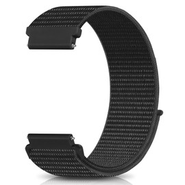 20mm Nylon Band Compatible with Garmin Vivoactive 5 Watch Bands,Soft Quick Release Strap Breathable for Vivoactive 3/Vivoactive 6/Venu Sq/Sq 2/Sq Music/2 Plus,Approach S50/S40/S44/S70 42mm Women Men