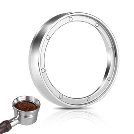 HOLIHOKY Dosing Ring 51 mm, Stainless Steel Dosing Funnel with 8 Strong Magnetic, Coffee Dosing Ring, Barista Accessories, Dosing Funnel, Coffee Dosing Ring for 51 mm Portafilter
