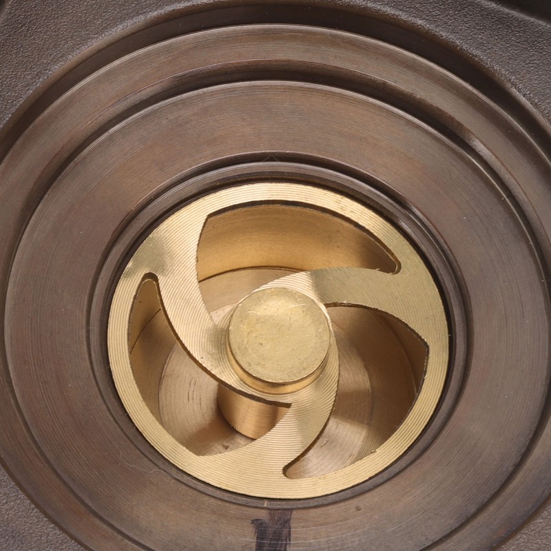 Copper Floor Drain Squared Retro Large Flow Odor Proof Shower