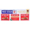 Red Star, Yeast Active Dry, 0.25 Ounce, 3 Count-SET OF 2