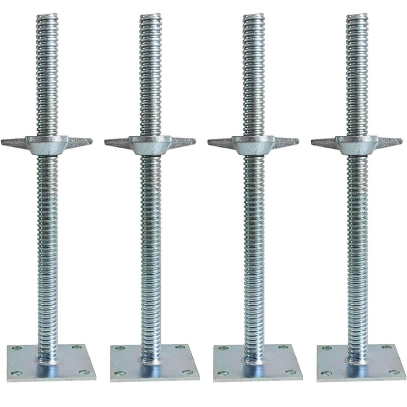 bimiti 4-Pack 18" Adjustable Leveling Jacks, 3307lbs Load Capacity Scaffold