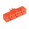 Heavy-Duty Grounded Triple Tap Adapter: 3-Way Electrical Splitter with 3