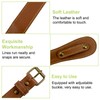 UFURMATE Picnic Blanket Carry Strap, PU Leather Carry Strap with