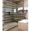 Parrotile Yosemite Matte Pebble Stone Tiles for Shower Floor Bathroom