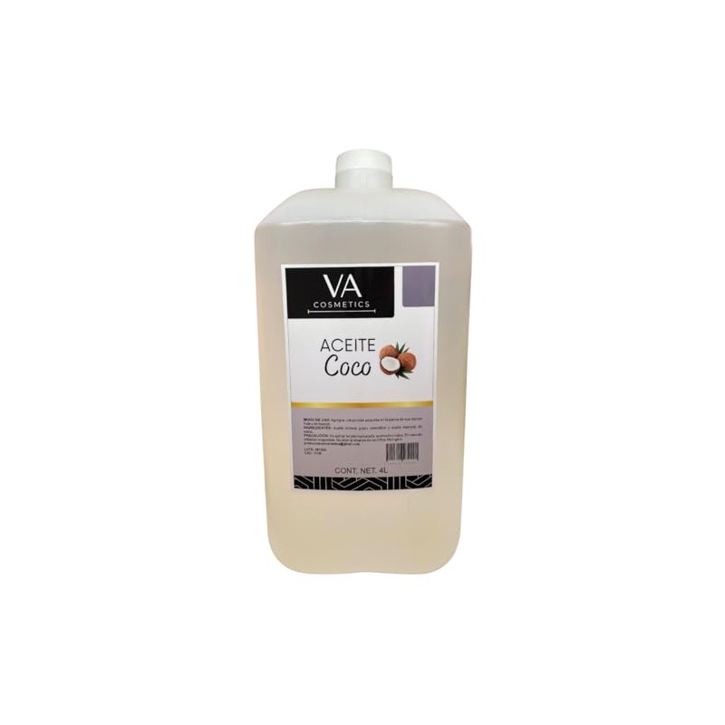 Aceite Masajes Coco Corporal Spa Profesional 4 Litros VA
