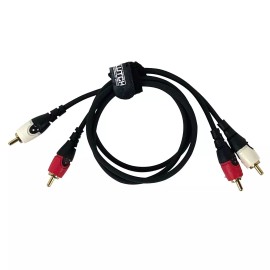 CL-RC3 3FT RCA Dual  to RCA Cable Male to Male Stereo Patch Audio Cable Clutch