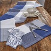 Split P Block Check Woven Placemat Set of 4