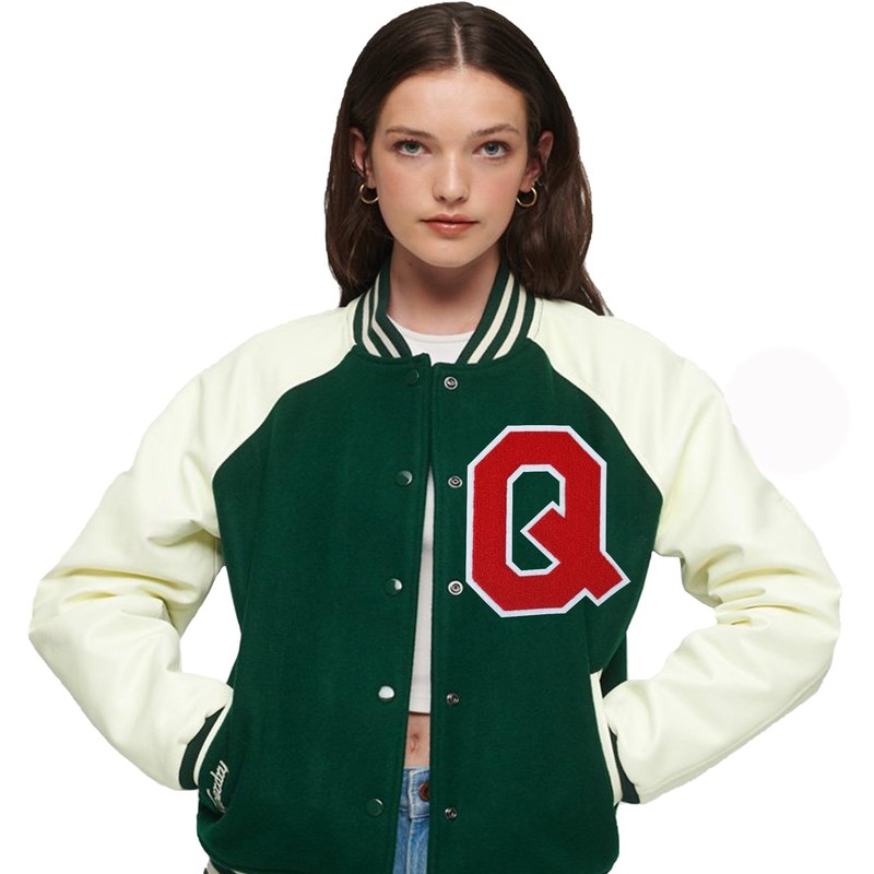 6.5 Inch Red Letterman Jacket Patches Large Iron On Patches