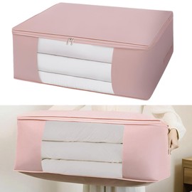 fogman Futon Storage Bag, Moving Toy, Waterproof, Dustproof, Compact, Includes Handle (Pink) 27.6 x 19.7 x 10.2 inches (70 x 50 x 26 cm)