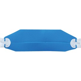 TRUSCO HB90-YB Helmet Band, Width 3.5 inches (90 mm), Double-Sided Specifications, Yellow/Sky Blue