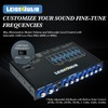 LEIGESAUDIO LG-EQ7A 7-Band Car Audio Graphic Equalizer with Front 3.5mm