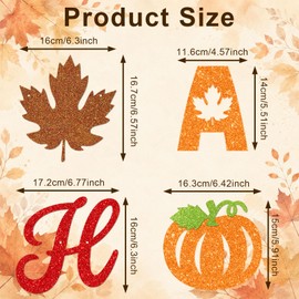 Autumn Decorations, 2Pcs Hello Autumn Banner, Harvest Festival Decorations