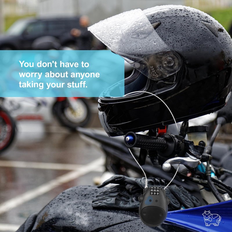 ZHEGE 3 Digit Code Combination Password Lock, Resettable Zinc Alloy