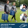 Stadium Seats with Back Support, Portable Folding Bleacher Chairs with