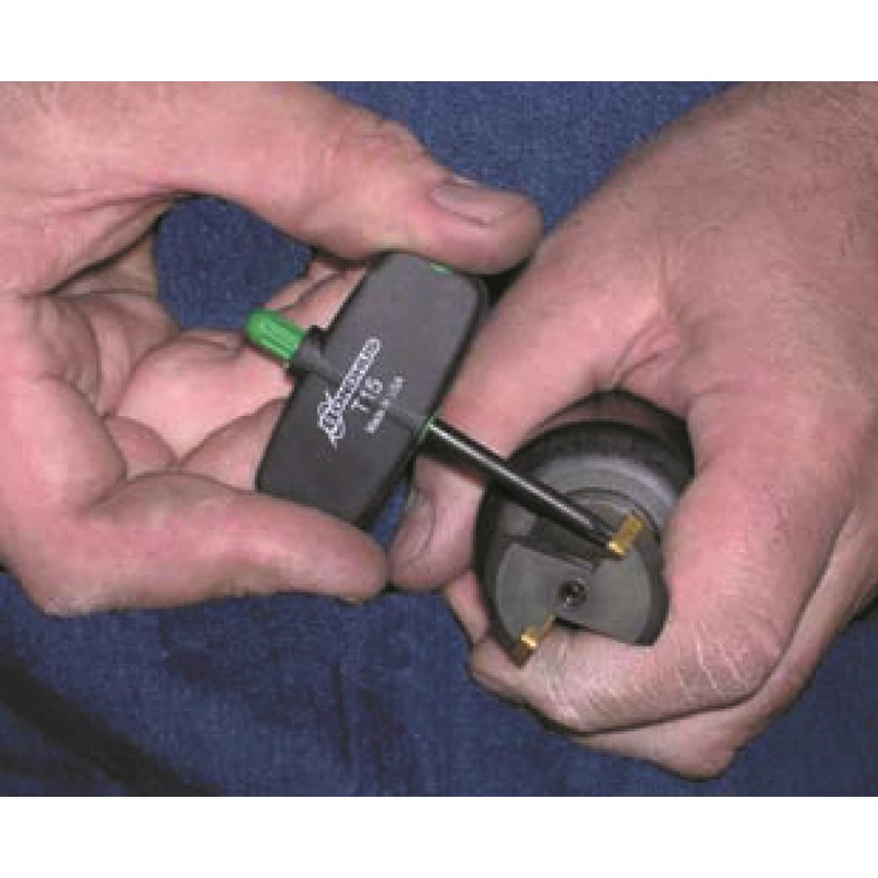 【国内正規品】BONDHUS(ボンダス) トルクス®・フラッグハンドル T8 [全長:74mm 軸長:39mm グリップ幅:24mm] 黒染め加工 TF8 No.34408