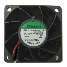 Sunon PMD1206PMB1-A.(2).F.GN 12VDC Fan60mmx38mm 3pin TAC Sensor Extreme Hi-speed 56.5CFM Server/Case Fan