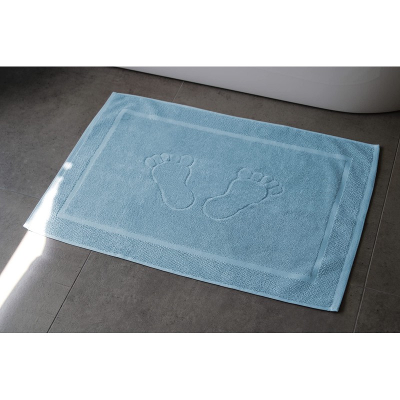 BANANALU Bath Mat Quality 100% Cotton Light Blue (3920) 50